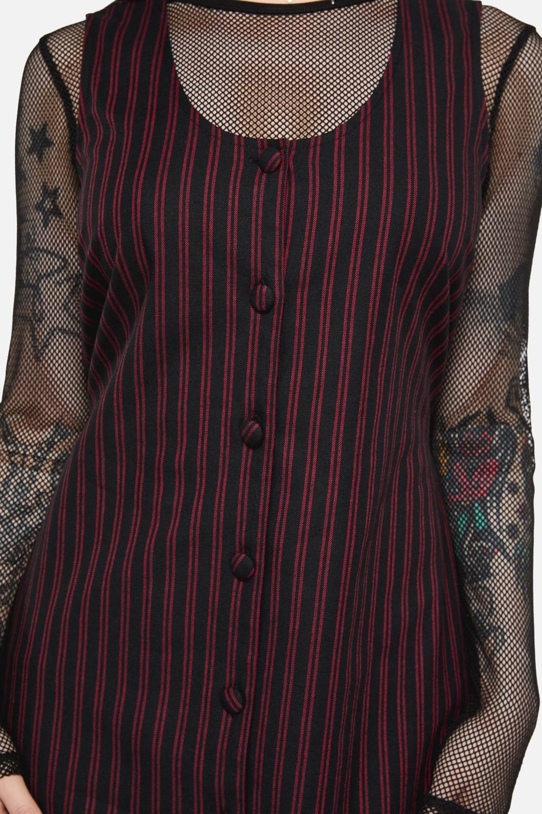 Undead Pinstripe Pinafore - Image 6