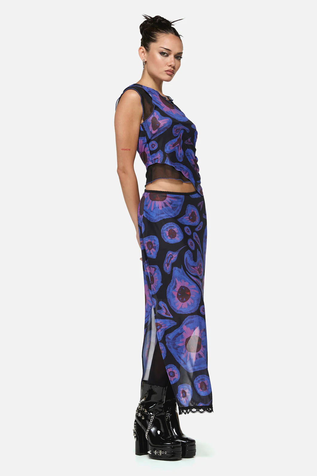 Unseen Geo Mesh Skirt - Image 3