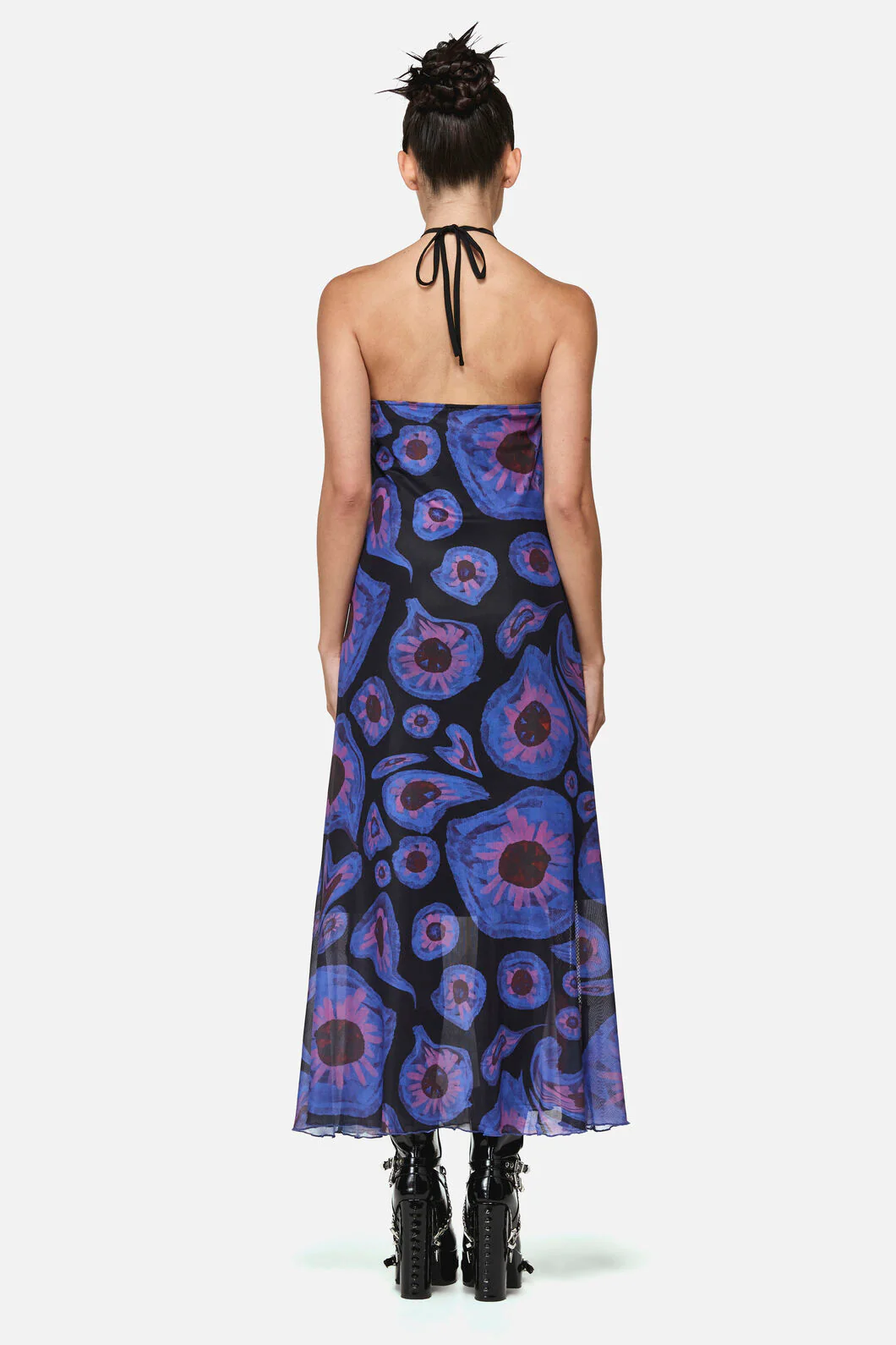 Unseen Patchwork Halter Dress - Image 6