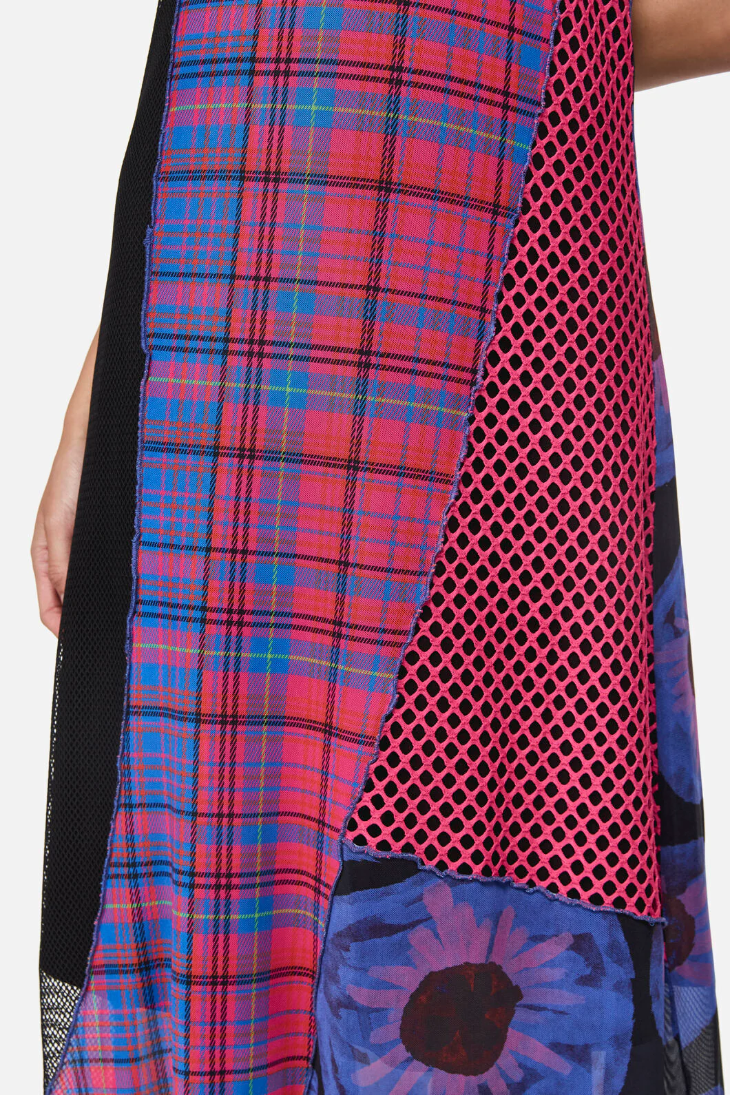 Unseen Patchwork Halter Dress - Image 9