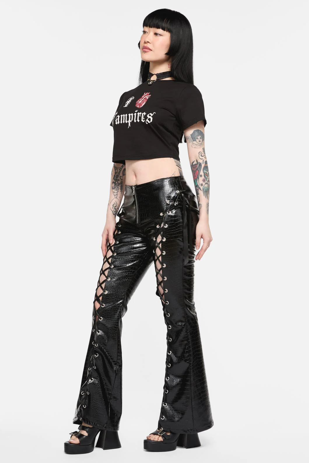 Vampire Lover Fitted Tee - Image 3