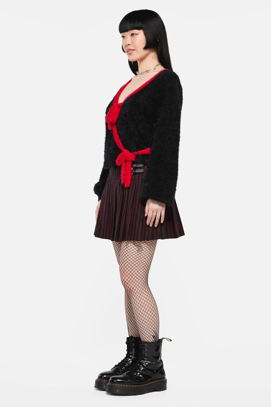 Vampy Bow Tie Cardigan - Image 3