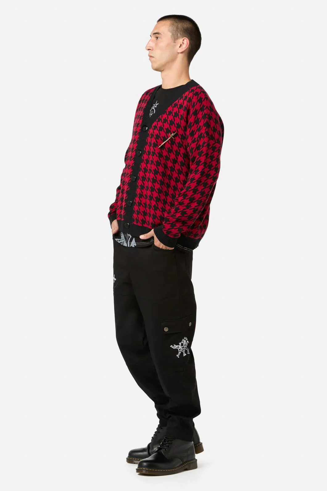Virtue Houndstooth Cardi - Image 4