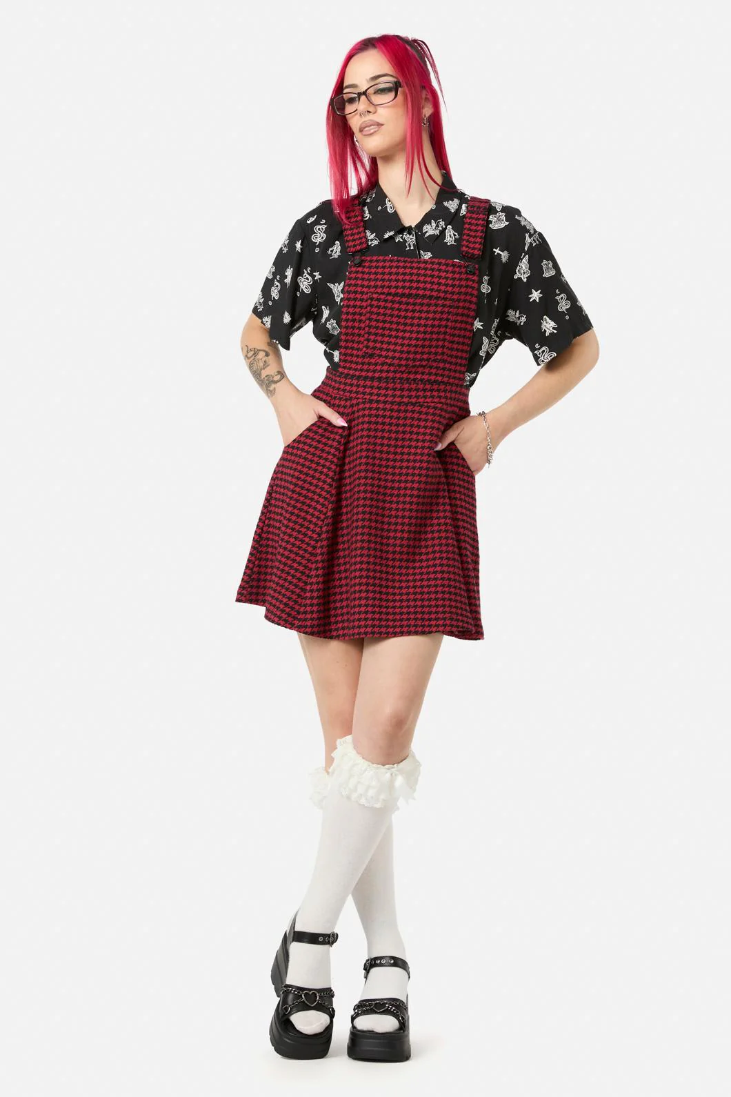 Virtue Houndstooth Pinny - Image 2
