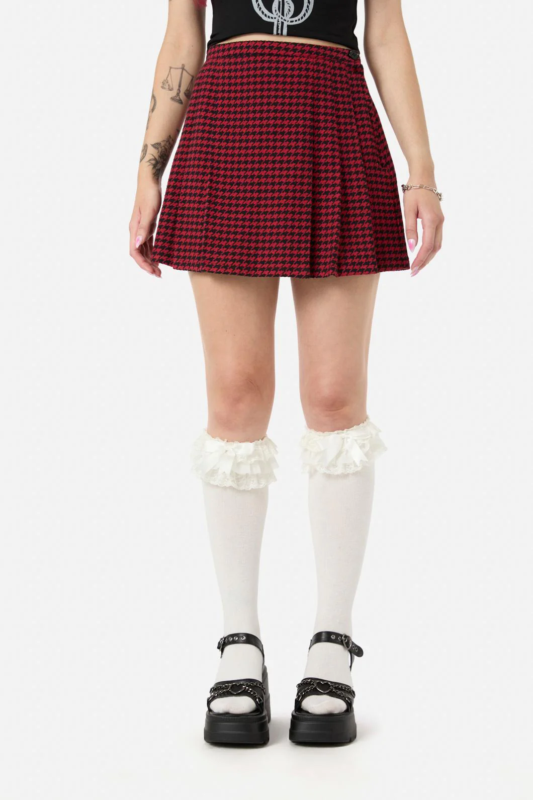Virtue Houndstooth Skirt - Image 2