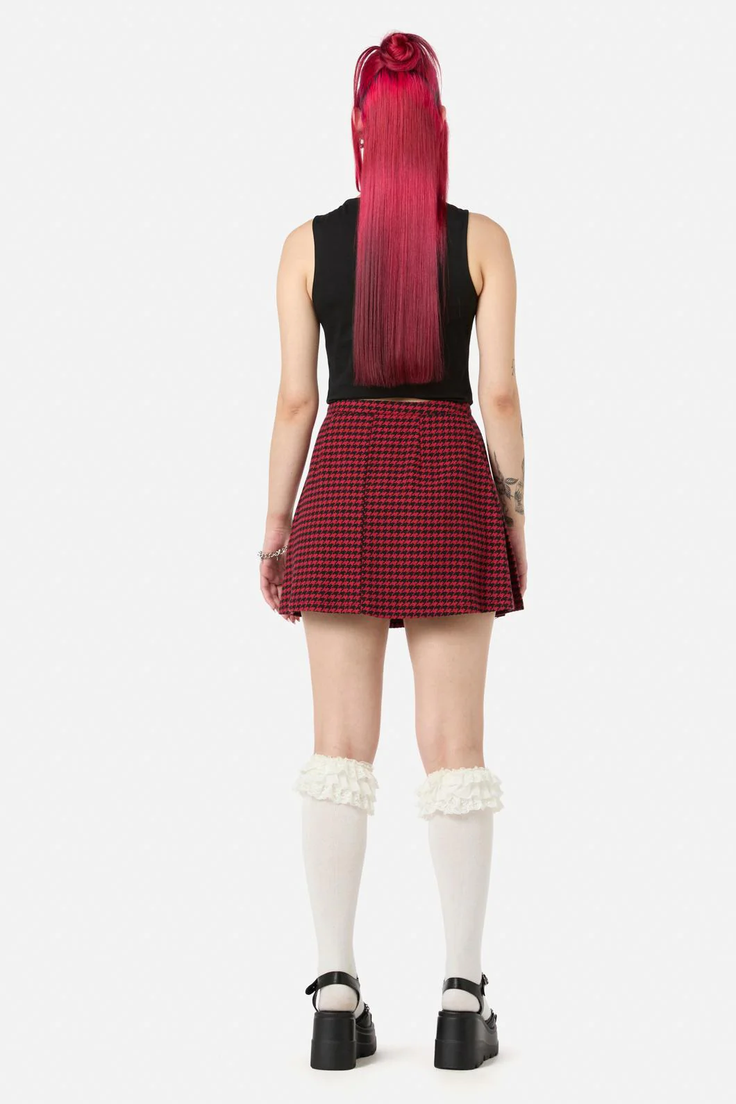 Virtue Houndstooth Skirt - Image 4