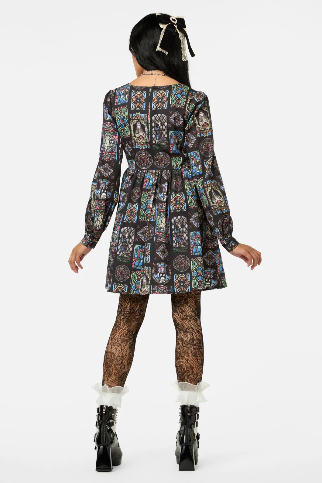 Vitrail Printed LS Dress - Image 4