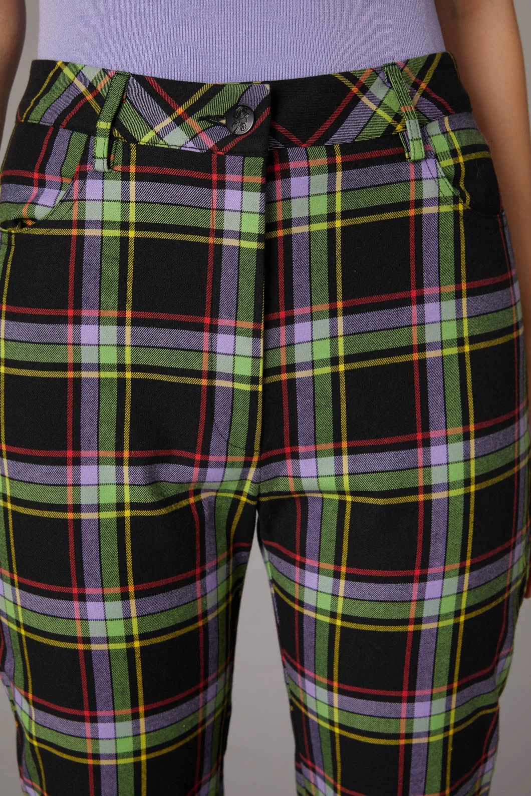 Vivid Tartan Goth Pant - Image 5