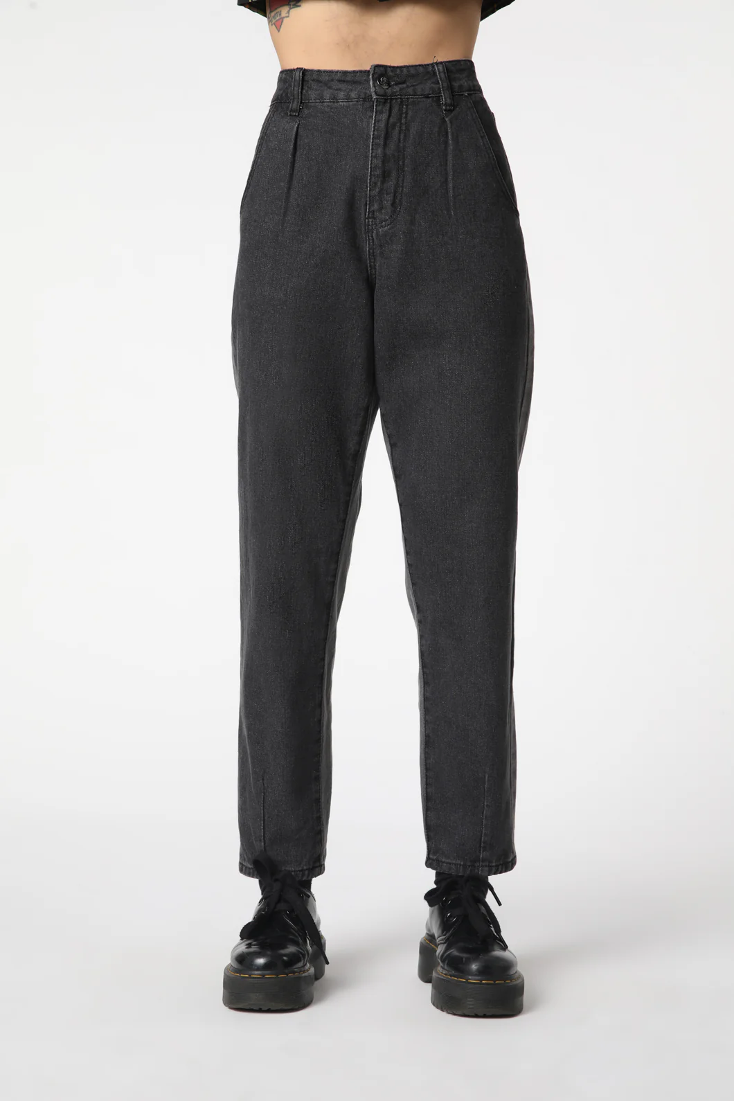 Washed Denim Goth Jean - Image 2