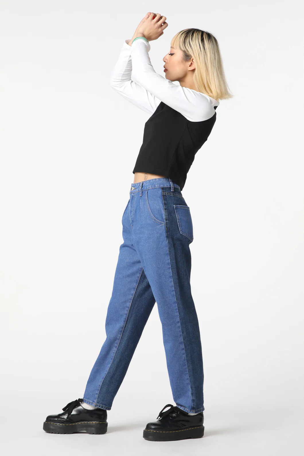 Washed Denim Goth Jean - Image 8