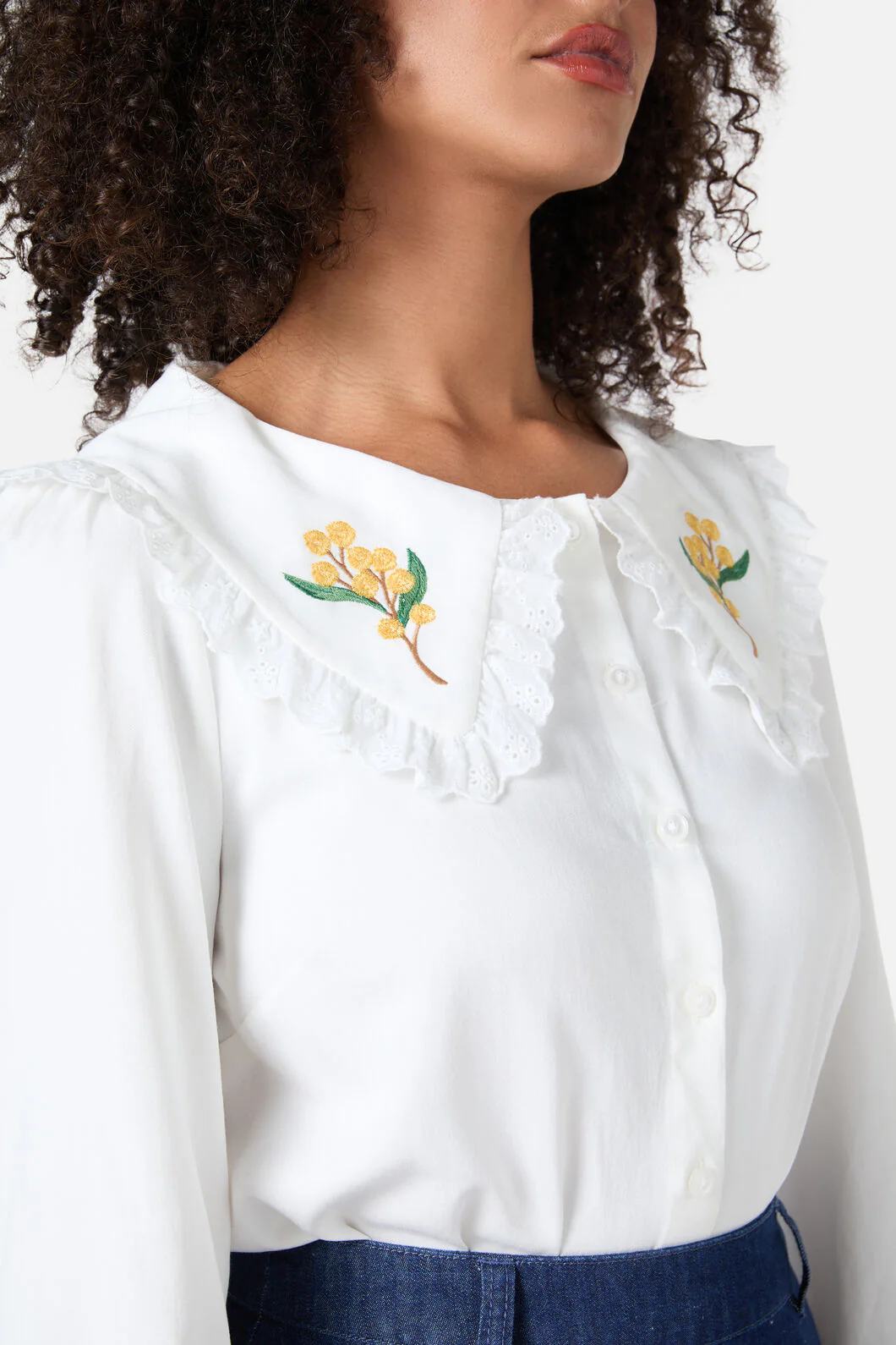 Wattle Embroidered Blouse - Image 6