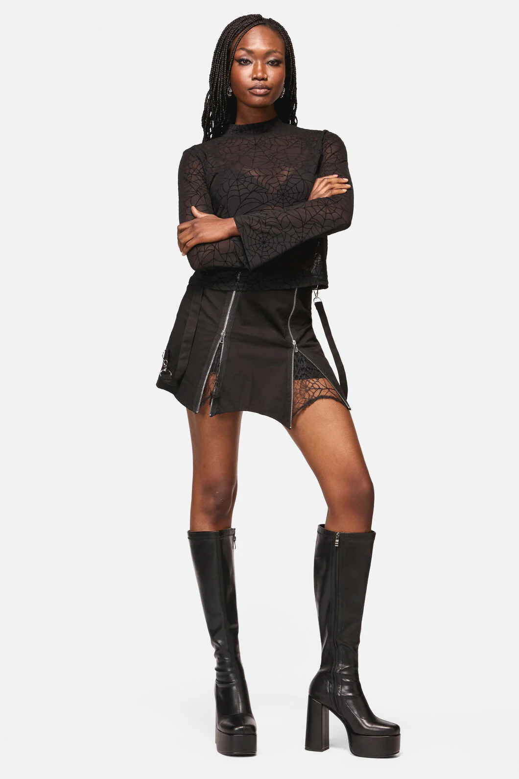 Web Flocked Mesh Top - Image 5