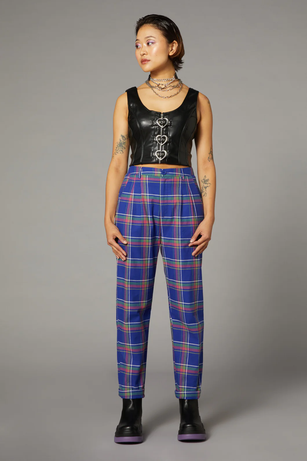 Werewolf Tartan Goth Pant - Image 3