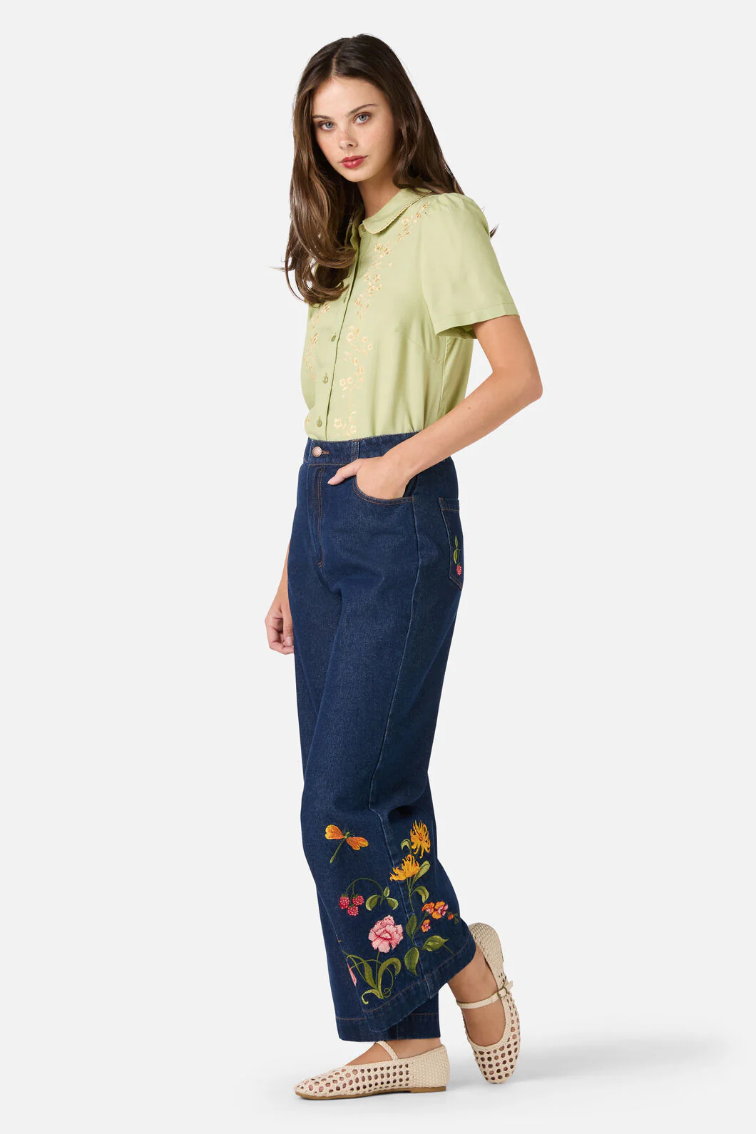 Whimsical Embroidered Blouse - Image 10