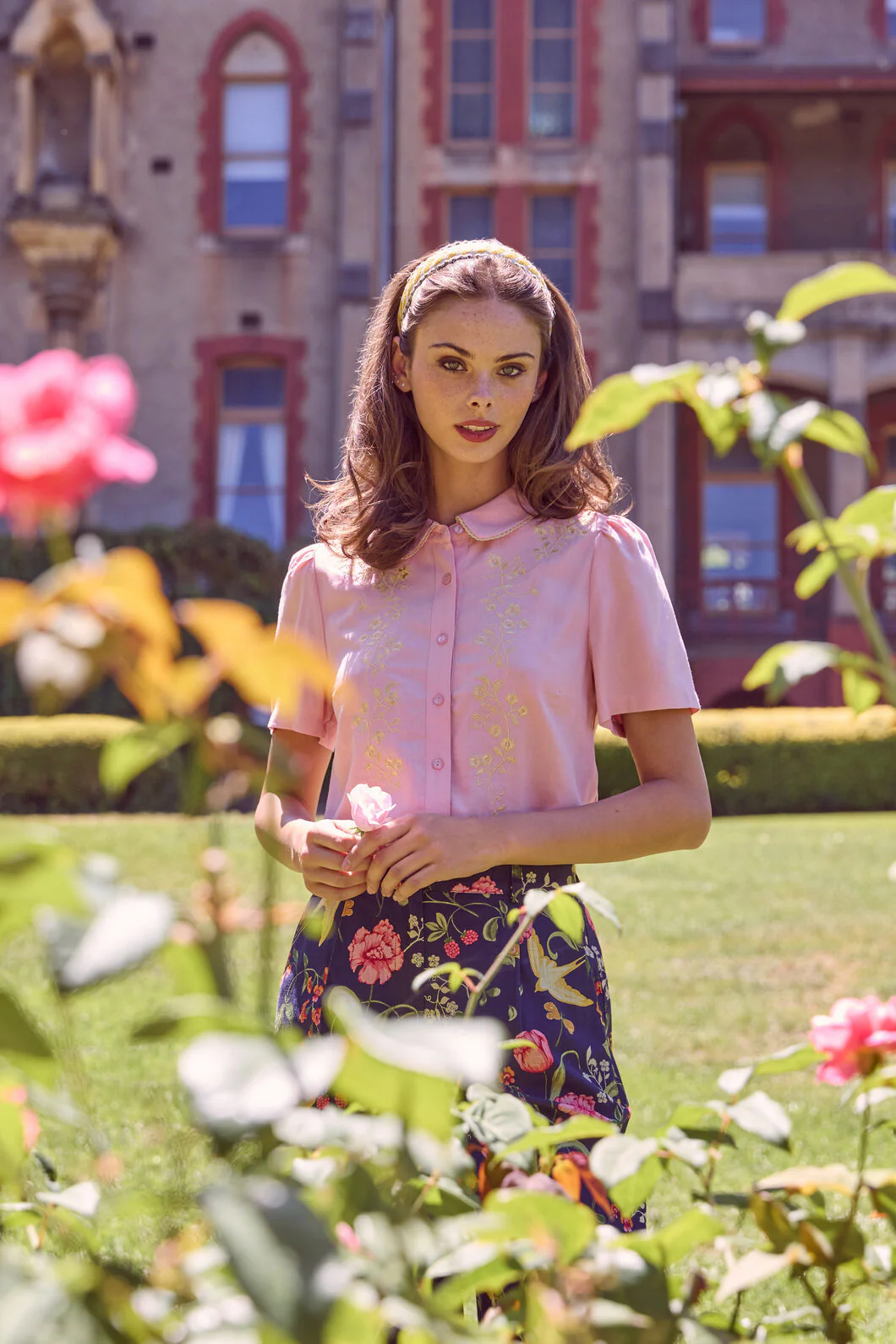 Whimsical Embroidered Blouse - Image 2