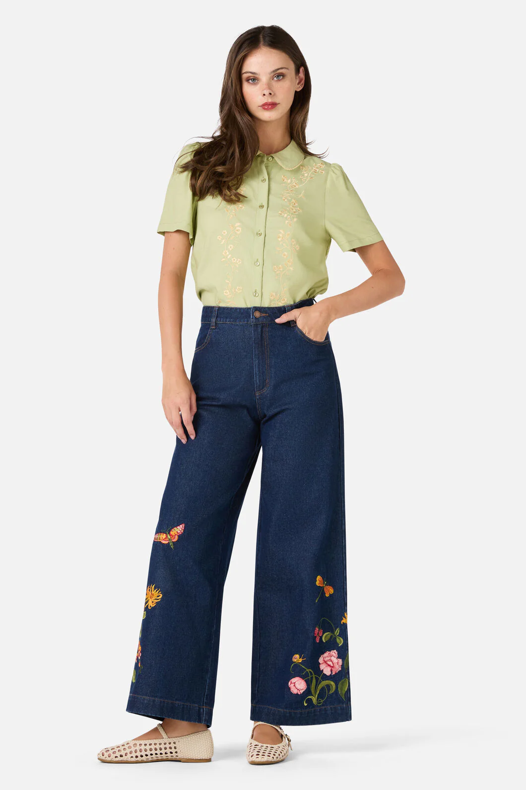Whimsical Embroidered Blouse - Image 9