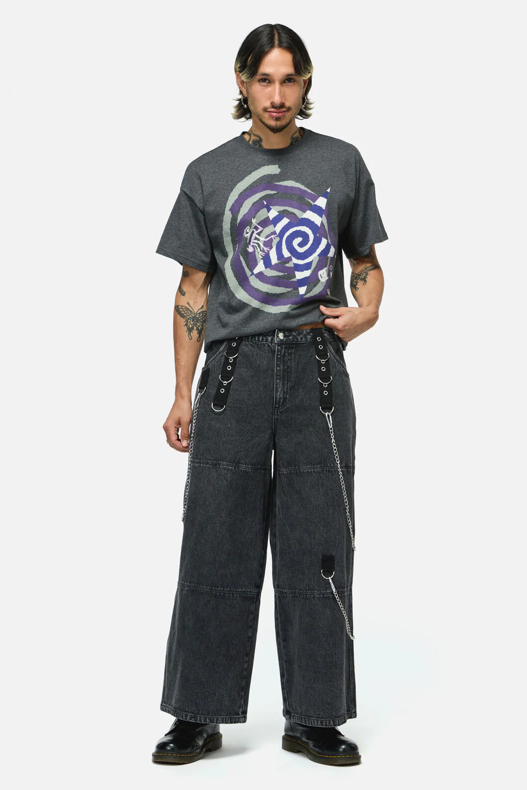 Whirl Denim Wide Leg Cargo