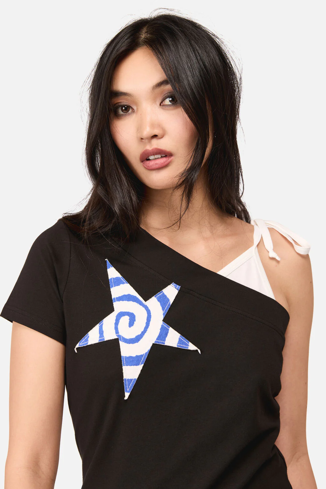 Whirl Jersey Asymmetrical Tee - Image 5