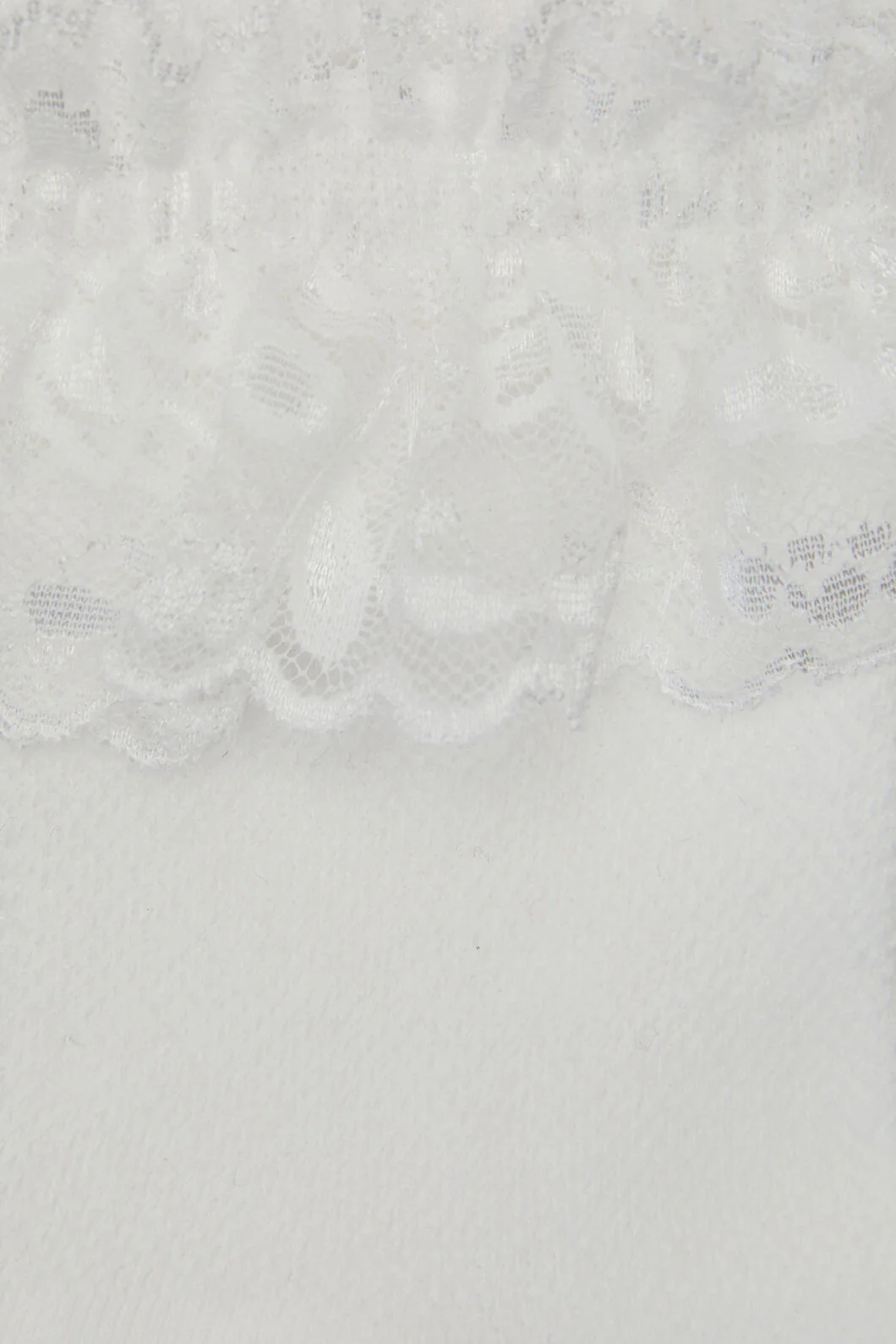 White Lace Top Sock - Image 4