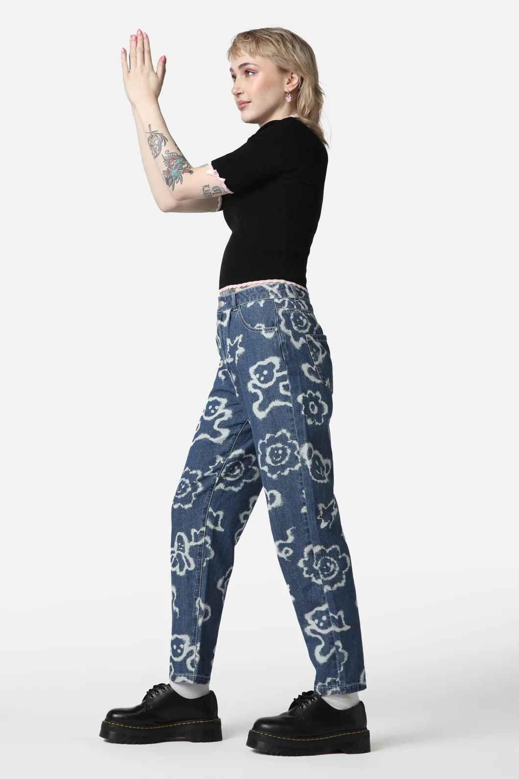 White Out Denim Jeans - Image 3