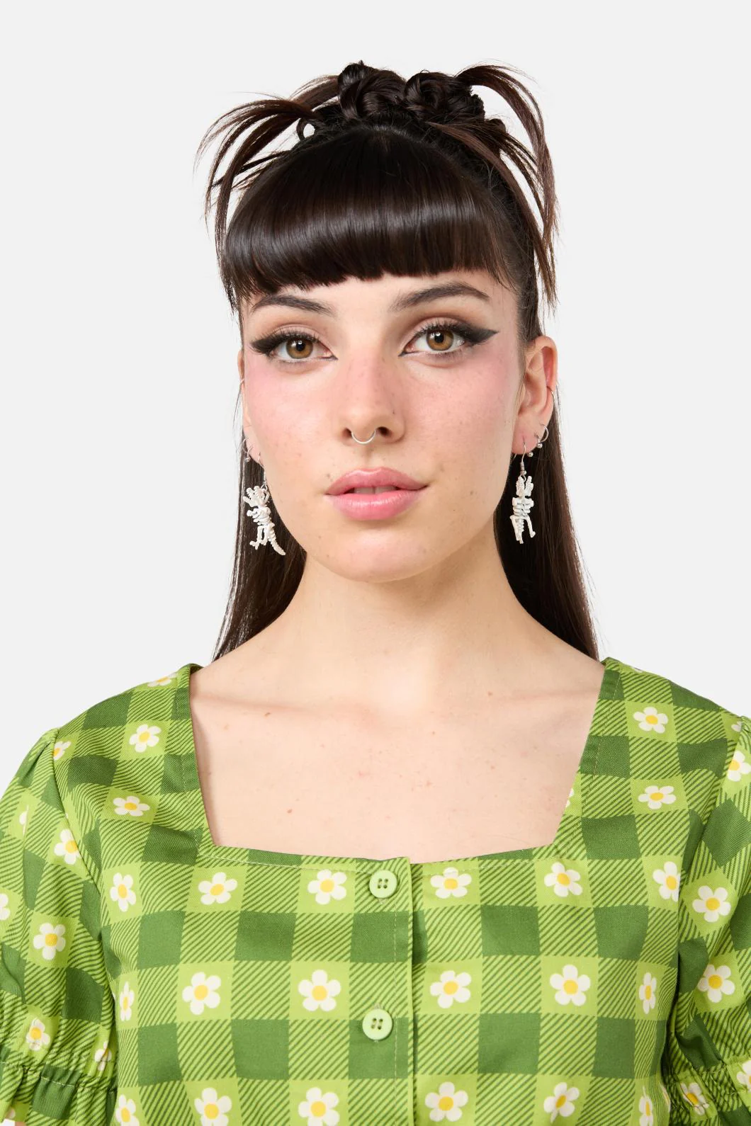 White T-Rex Earring - Image 3