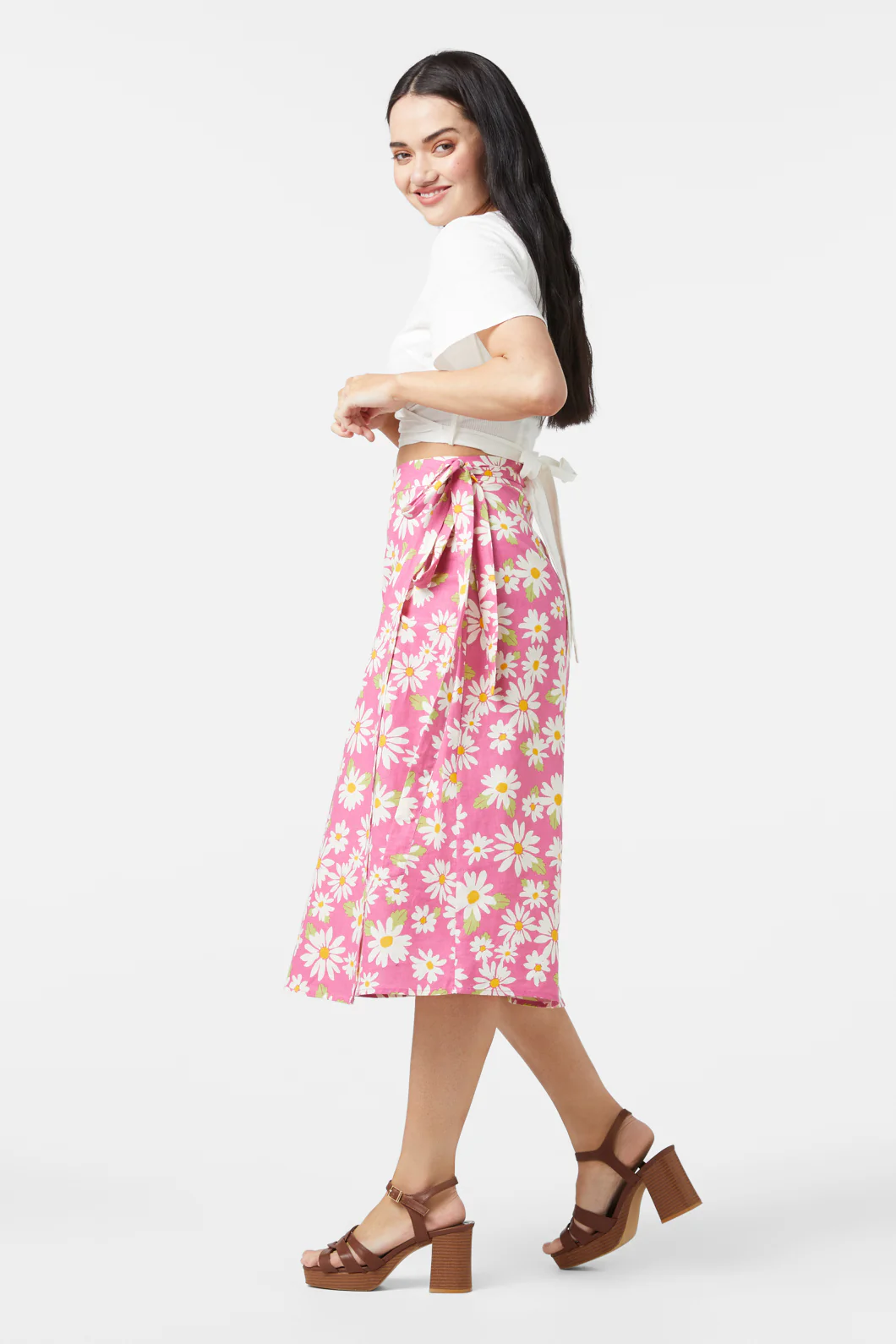 Wild Daisy Wrap Skirt - Image 3