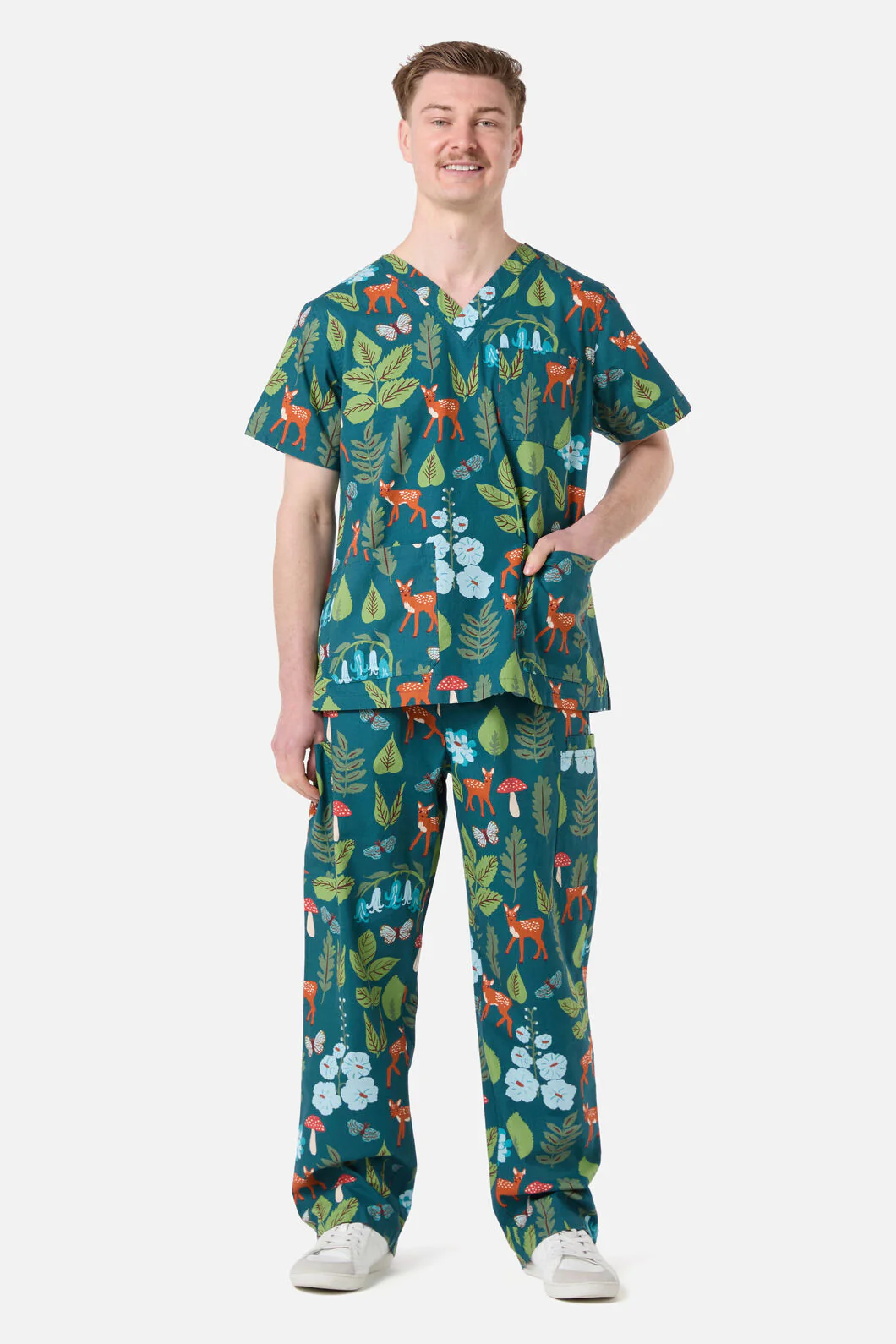 Winter Deer Scrub Set - Image 2