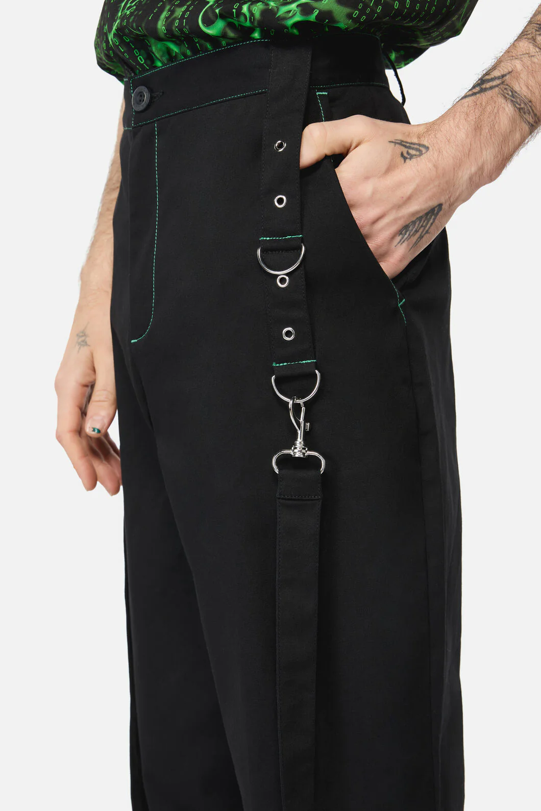 Wired Contrast Stitch Jeans - Image 5