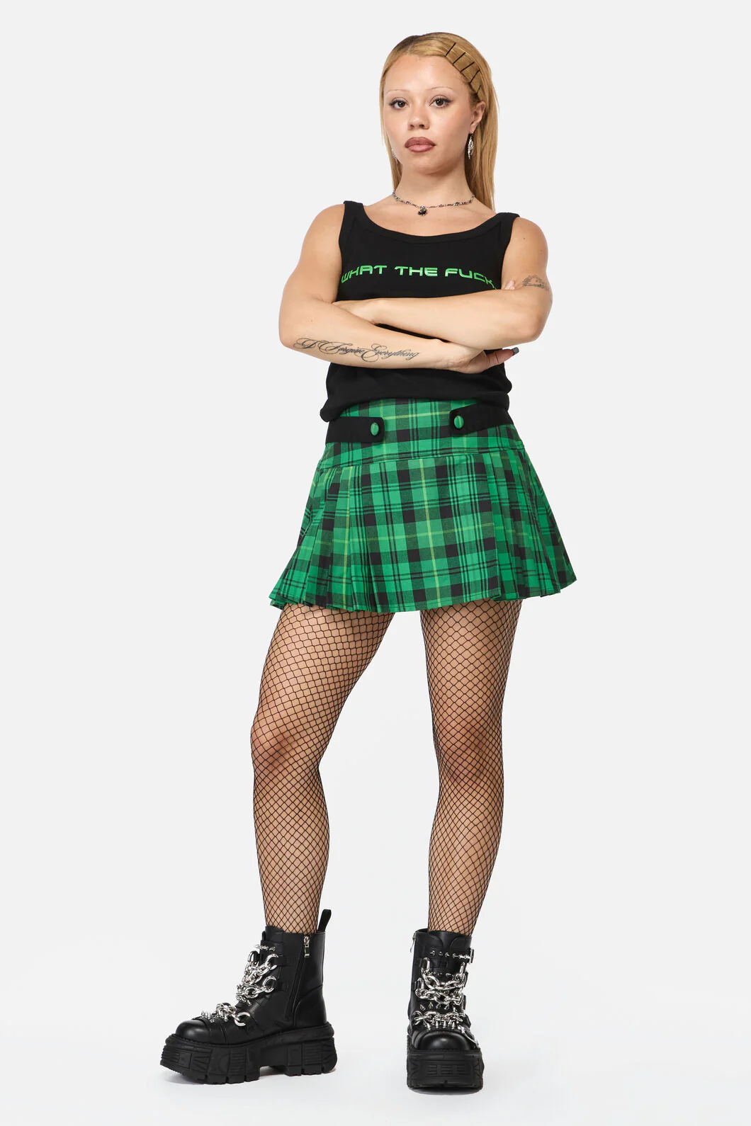 Wired Tartan Skort - Image 2