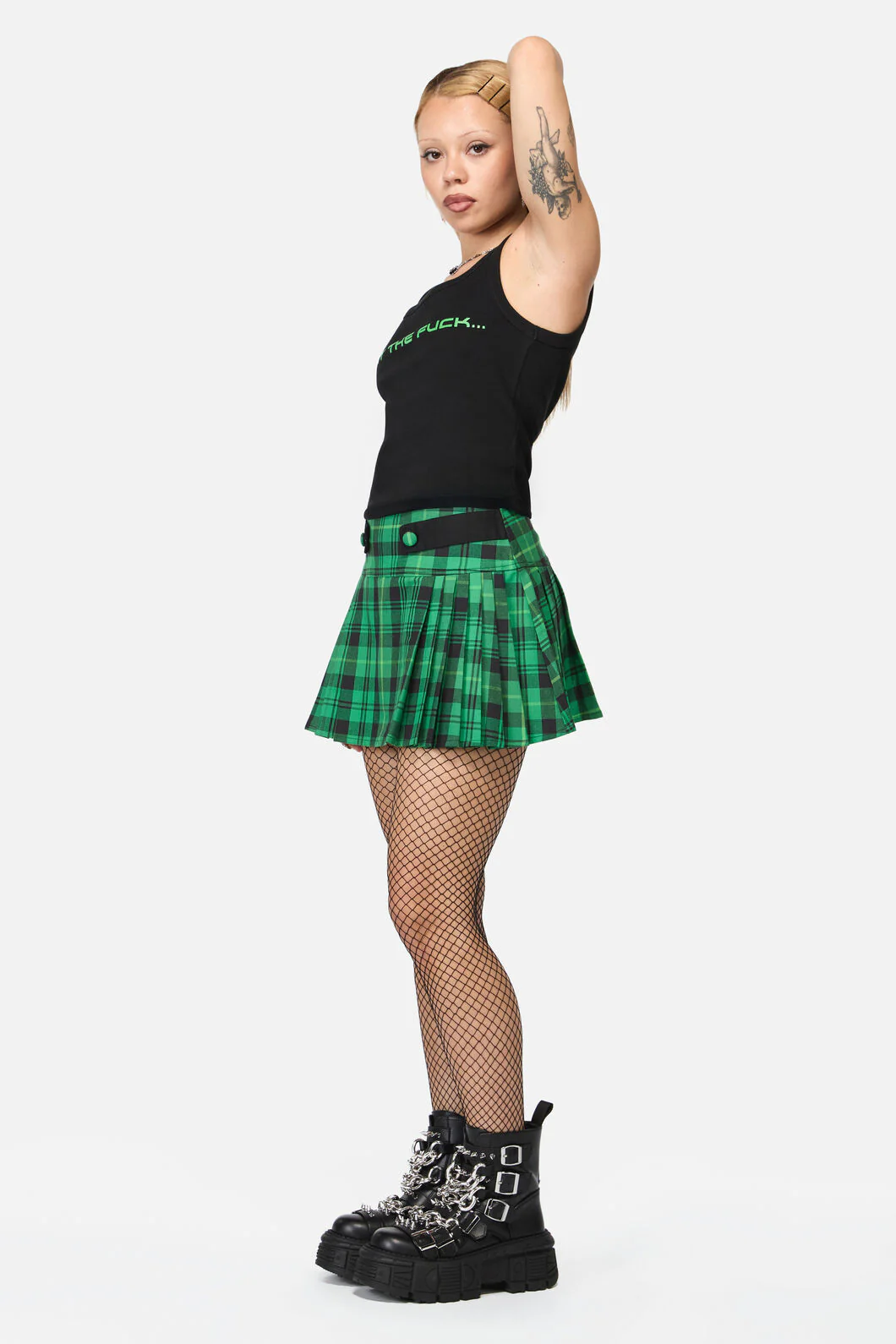 Wired Tartan Skort - Image 4