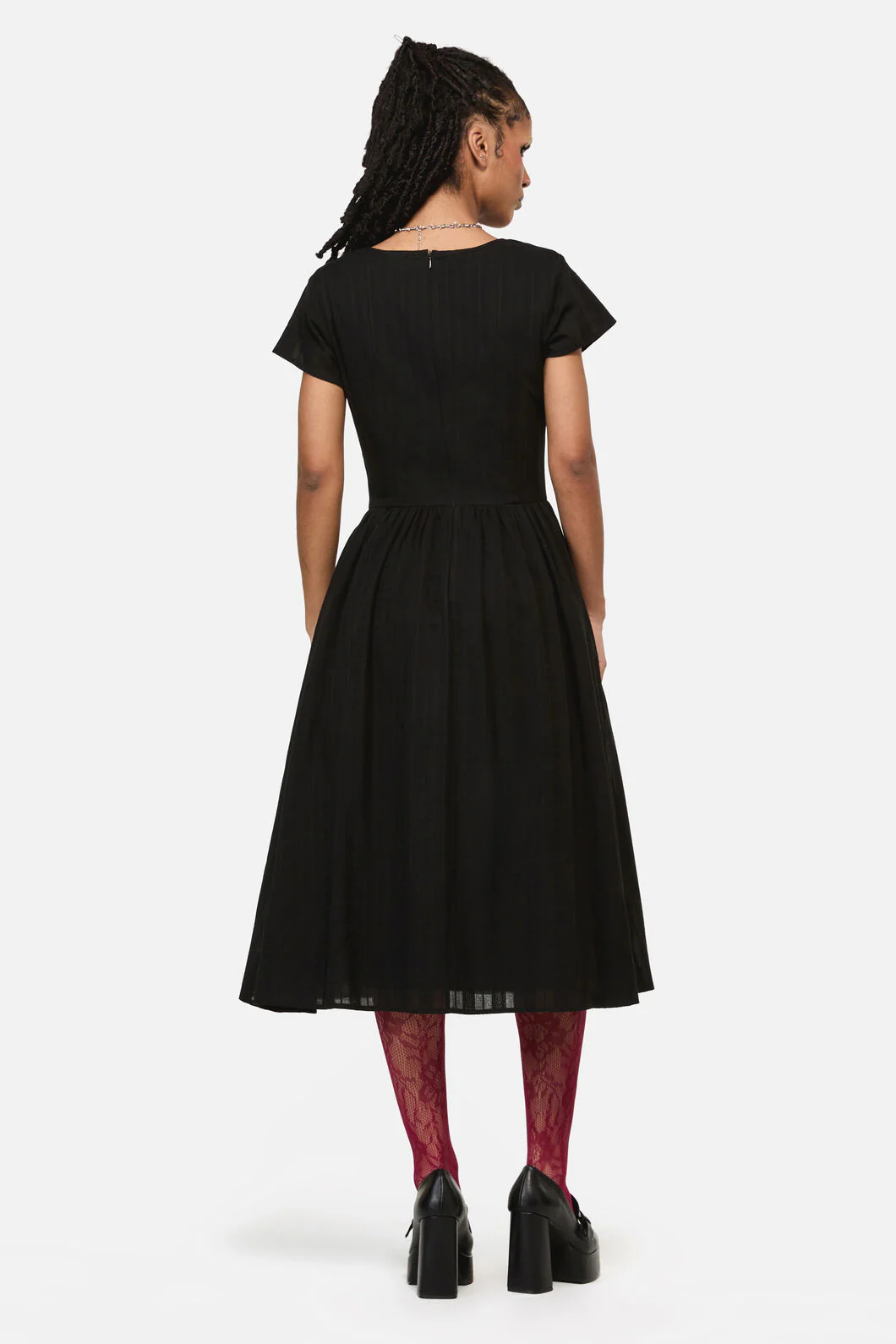 Witches Drop Waist Midi Dress - Image 4
