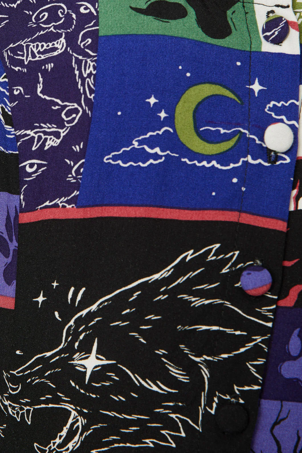 Wolf Pack Print Dress - Image 6