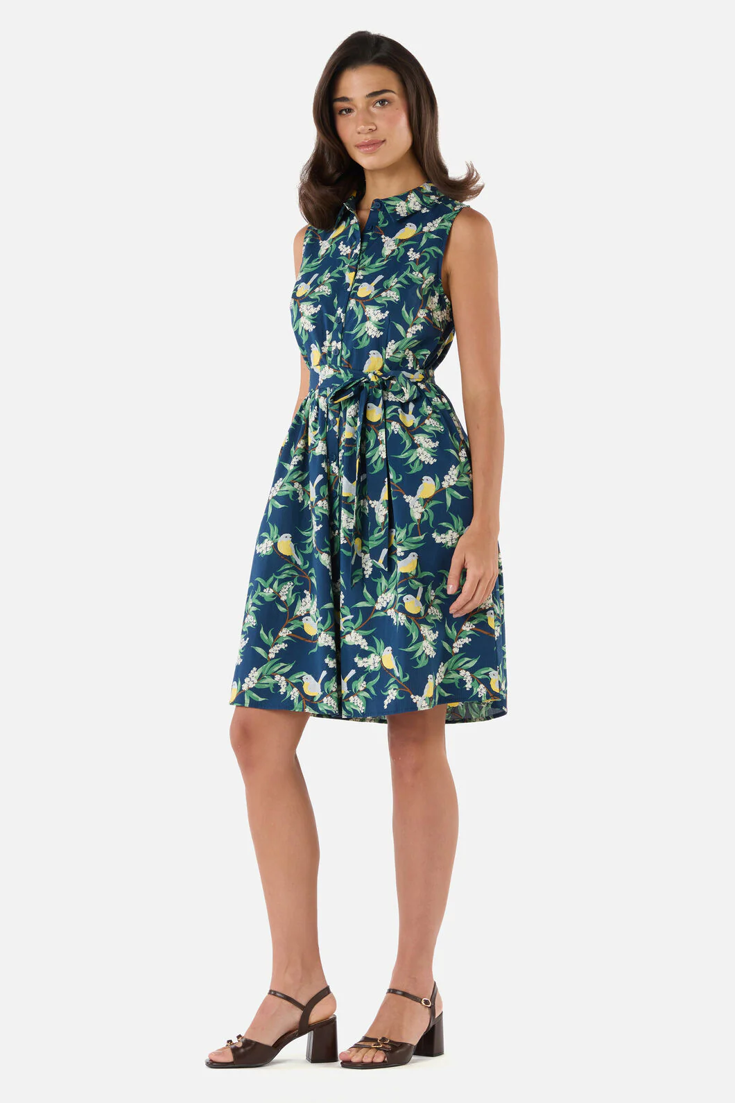 Yellow Robin Shirt Dress - Image 4