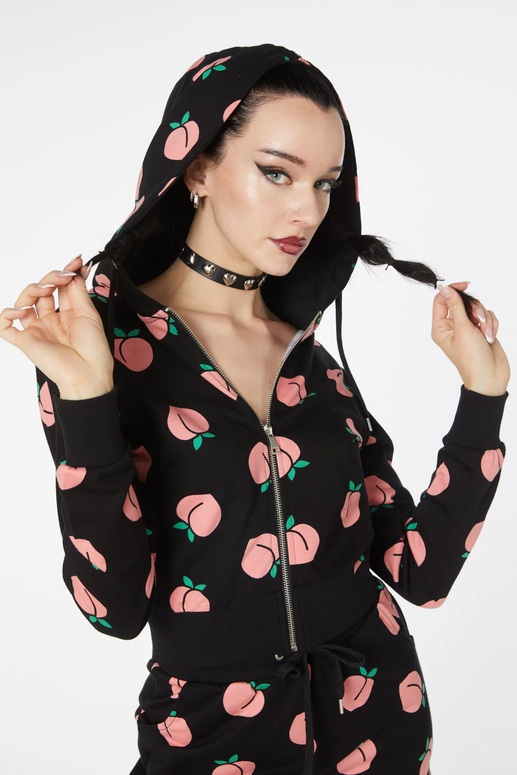 You Peach Cotton Hoodie - Image 3