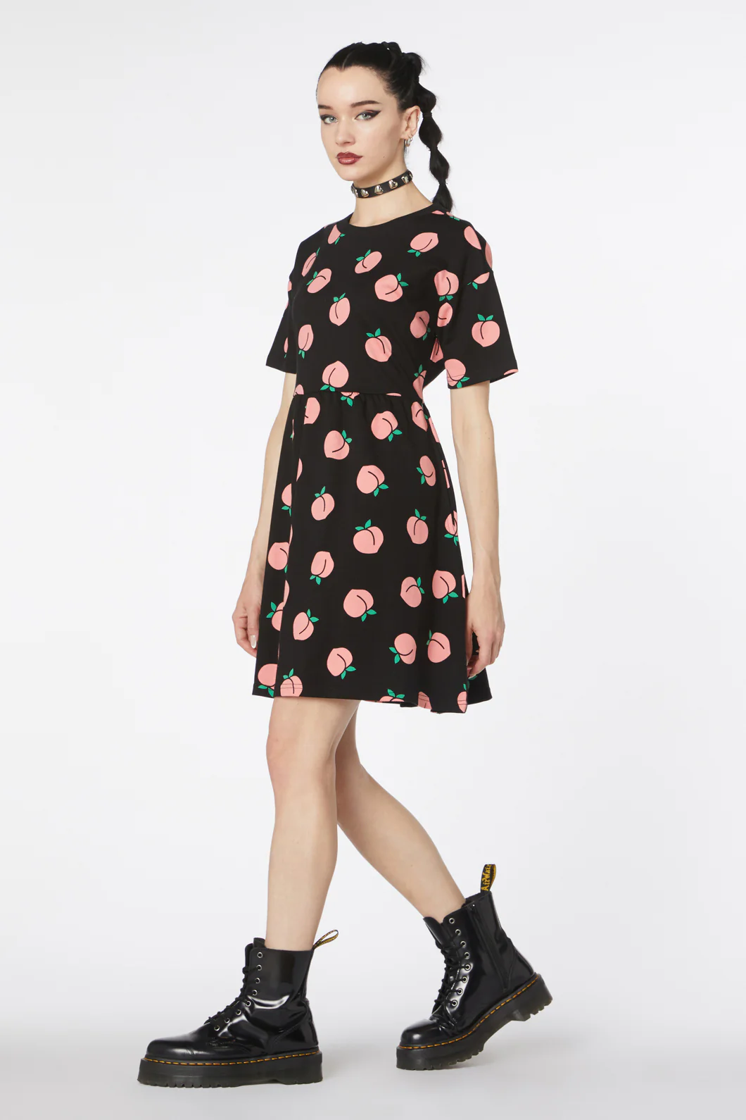 You Peach Cotton Smock Dress - Image 3