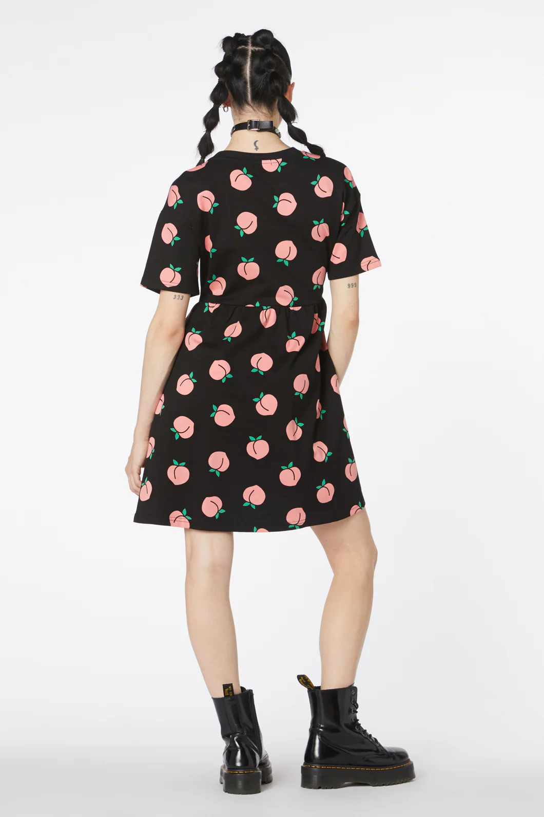 You Peach Cotton Smock Dress - Image 4